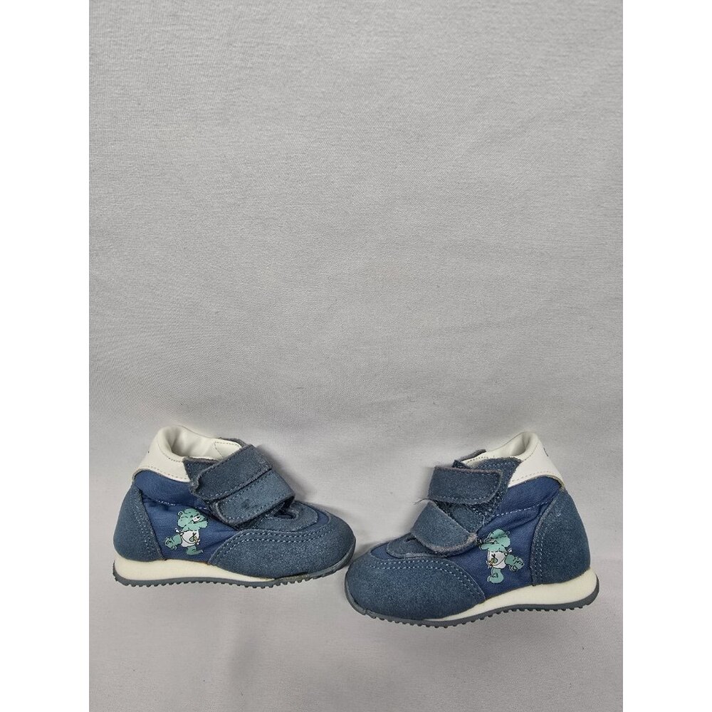 Care Bears VTG Bedtime Buster Blue Shoes Childs Size 3M 1980's Read Info